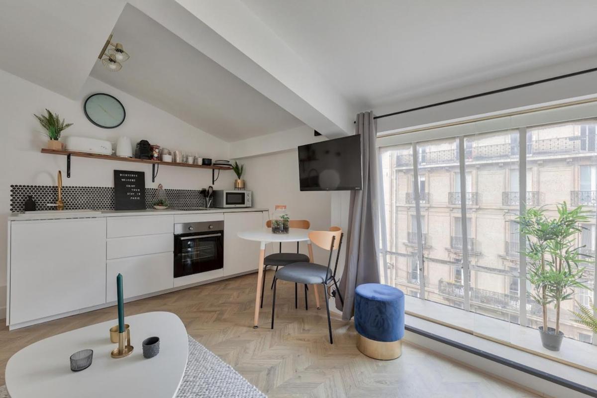 Appartement Renove Proche Arc Triomphe - 2P Paris Exterior foto